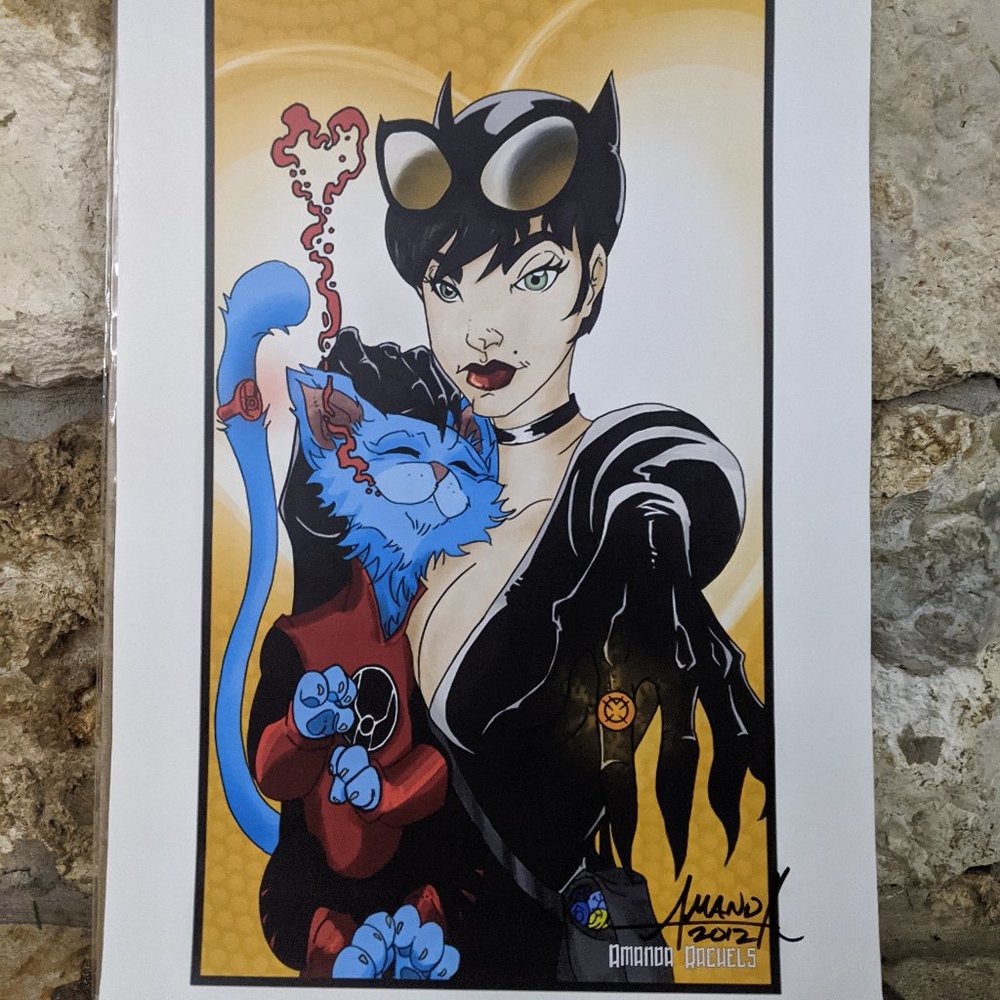 Catwoman with Lantern Ring